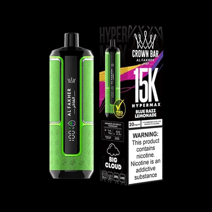 Al Fakher Crown Bar 15K Blue Razz Lemonade