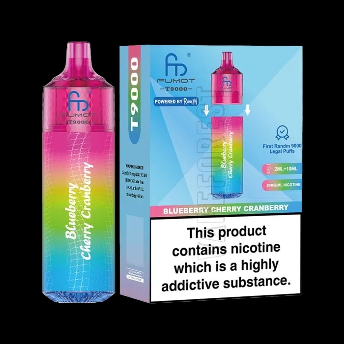 Fumot-RandM-T-9000-Dipsoable-Vape-Blueberry-Cherry-Cranberry