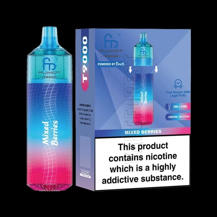 Fumot-RandM-T-9000-Dipsoable-Vape-Peach-Mixed-Berries