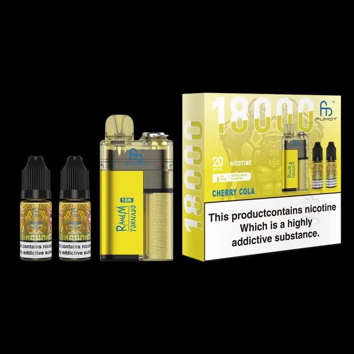 Fumot RandM Tornado 18k Disposable Vape Cherry Cola
