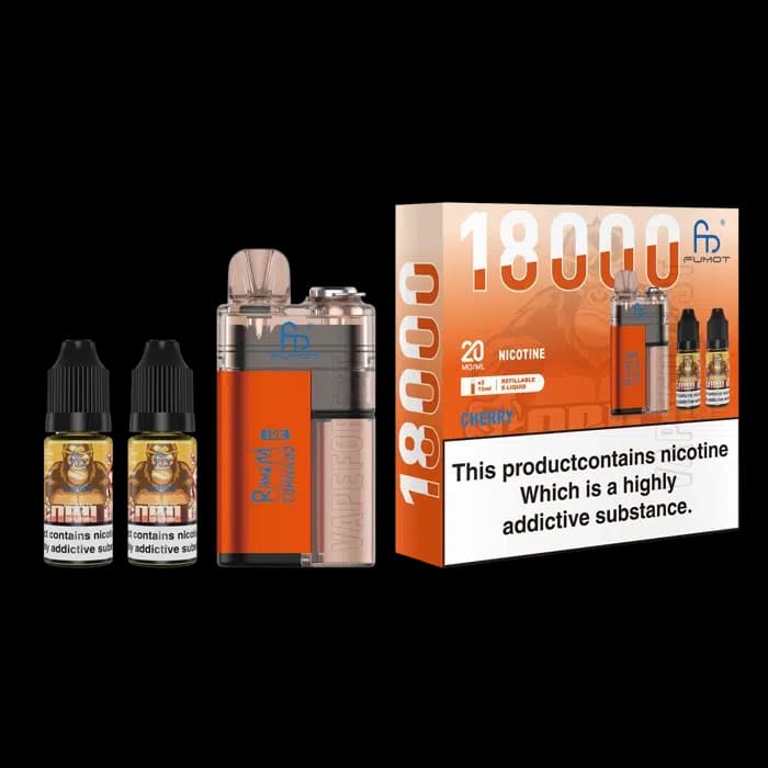 Fumot RandM Tornado 18k Disposable Vape Cherry