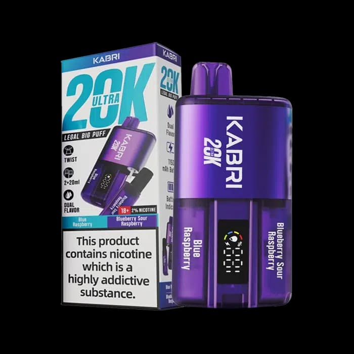 Kabri 20k Ultra Bar Blueberry Raspberry-Bluberry Sour Raspberry