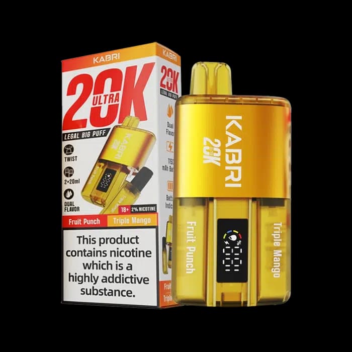 Kabri 20k Ultra Bar Fruit Punch-Triple Mango