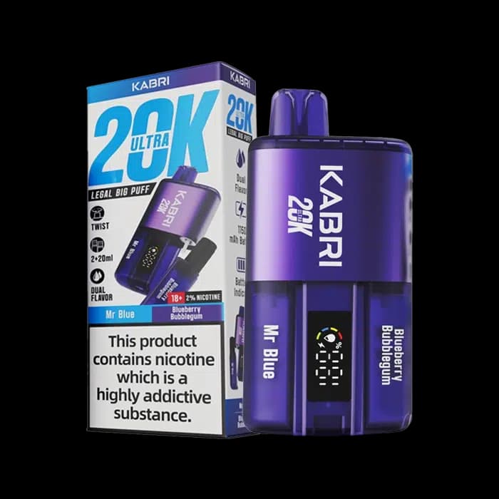 Kabri 20k Ultra Bar Mr Blue- Blueberry Bubblegum