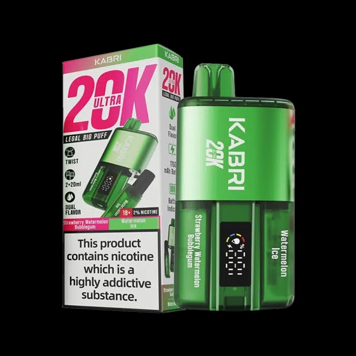 Kabri 20k Ultra Bar Strawberry Watermelon Bubblegum