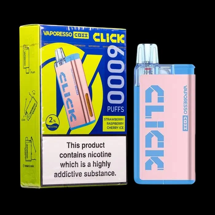 Vaporesso Coss Click Strawberry Rasepberry Cherry Ice