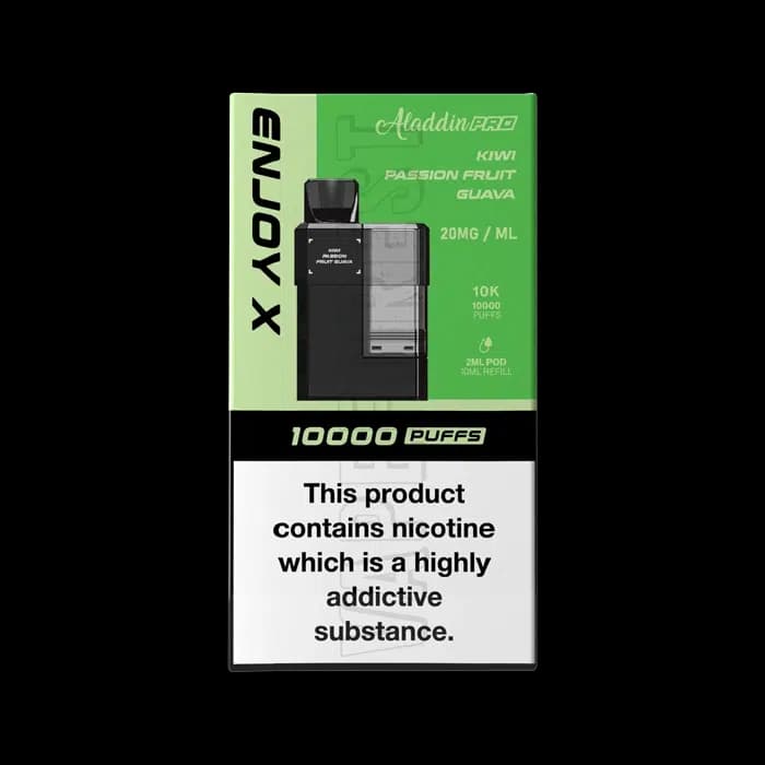 enjoy X 10000 Prefilled Pod Kiwi Passionfruit Guava