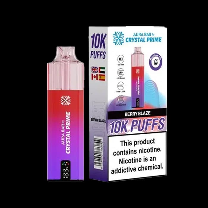 Crystal Prime 10000 Disposable Vape Kit Berry Blaze