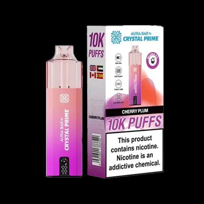 Crystal Prime 10000 Disposable Vape Kit Blueberry Cherry Plum