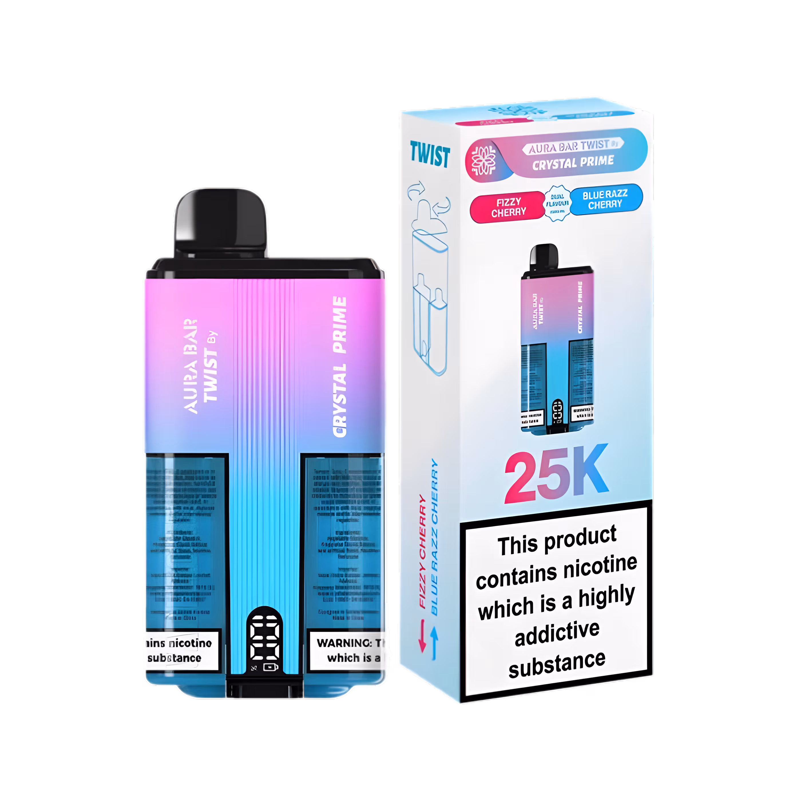 Crystal Prime 25K Twist Disposable Vape Kit - View 2