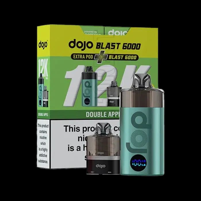 DOJO Blast 12K Bundle Vape Kit - 10mg- Double Apple