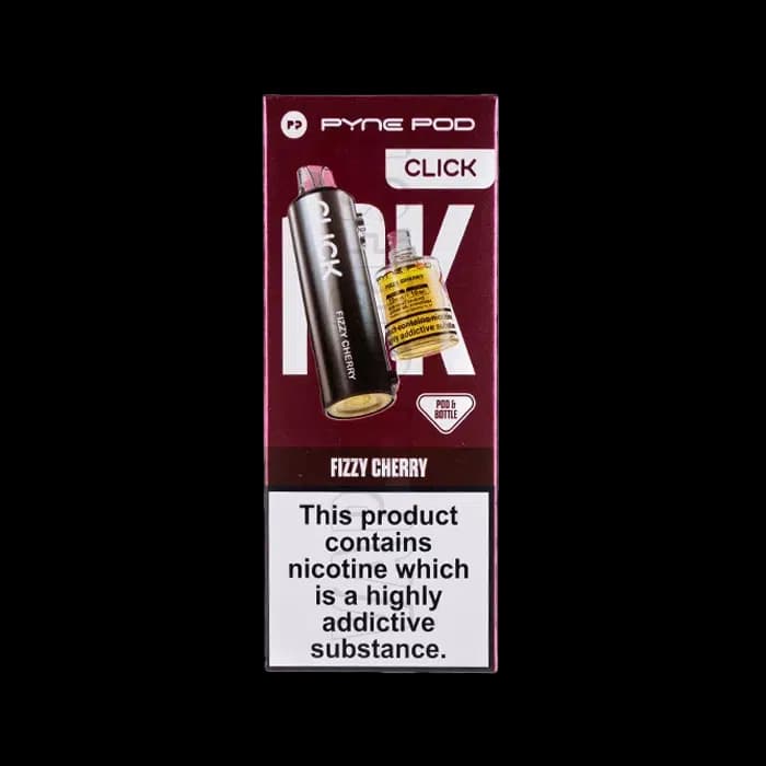 Pyne Pod Click 10000 Replacement Pod and Bottle Fizzy Cherry