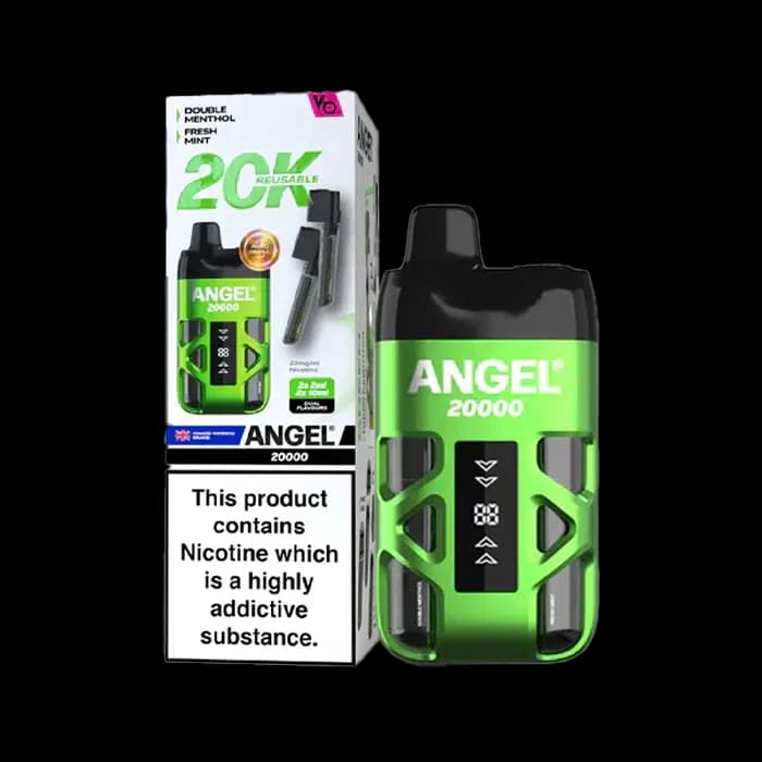 Angel 20000 Disposable Rechargable Dual Pod Kit-Green Edition