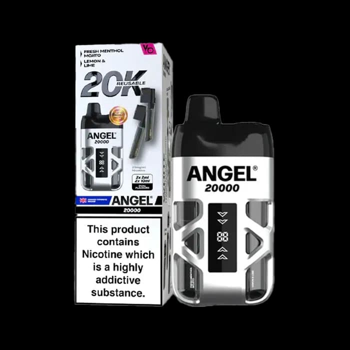 Angel 20000 Disposable Rechargable Dual Pod Kit-White Edition