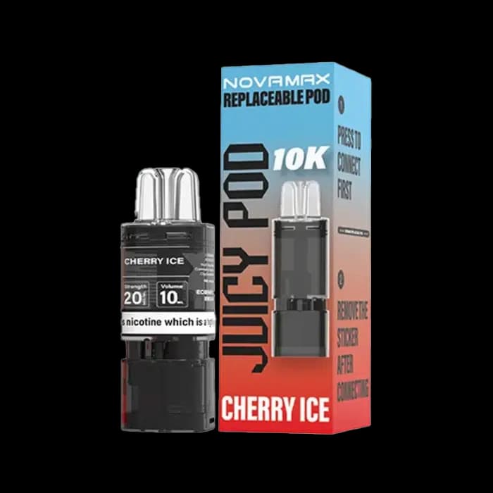 Juicy Pod Novamax 10k Prefilled Pod Cherry Ice