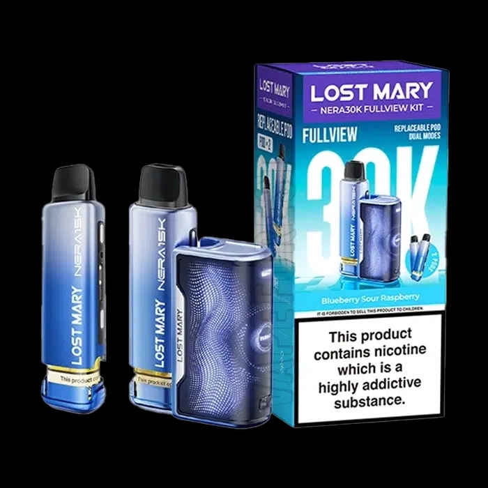Lost Mary Nera 30K Fullview Diposable Vape Kit Blueberry Sour Raspberry