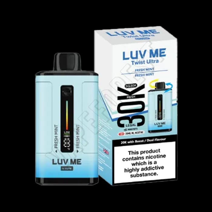 Luv Me 30k Twist Ultra Disposable Vape Kit -Fresh Mint - Fresh Mint