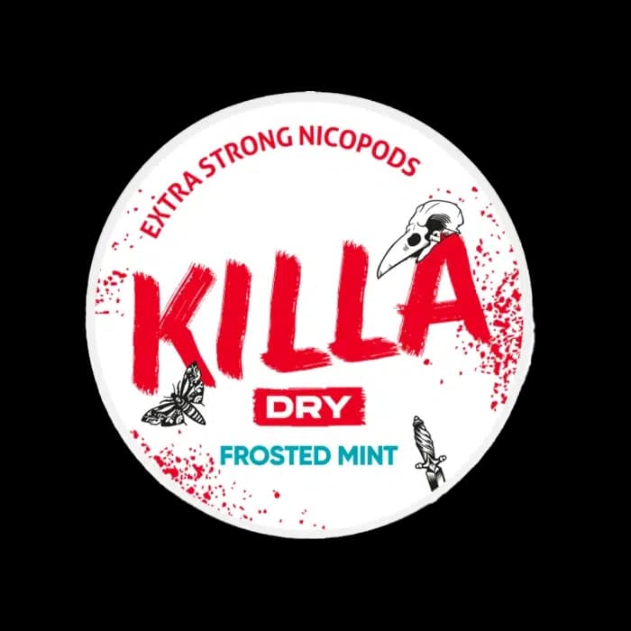Killa Dry Frosted Mint Nicotine Pouches