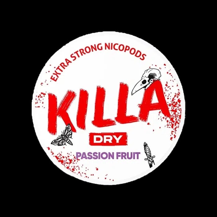 Killa Nicotine Pouches-Dry Passion Fruit