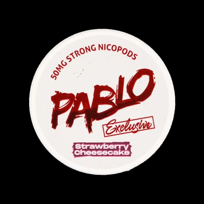 Pablo Exclusive Strawberry Cheesecake Nicotine Pouches - Vapeforest