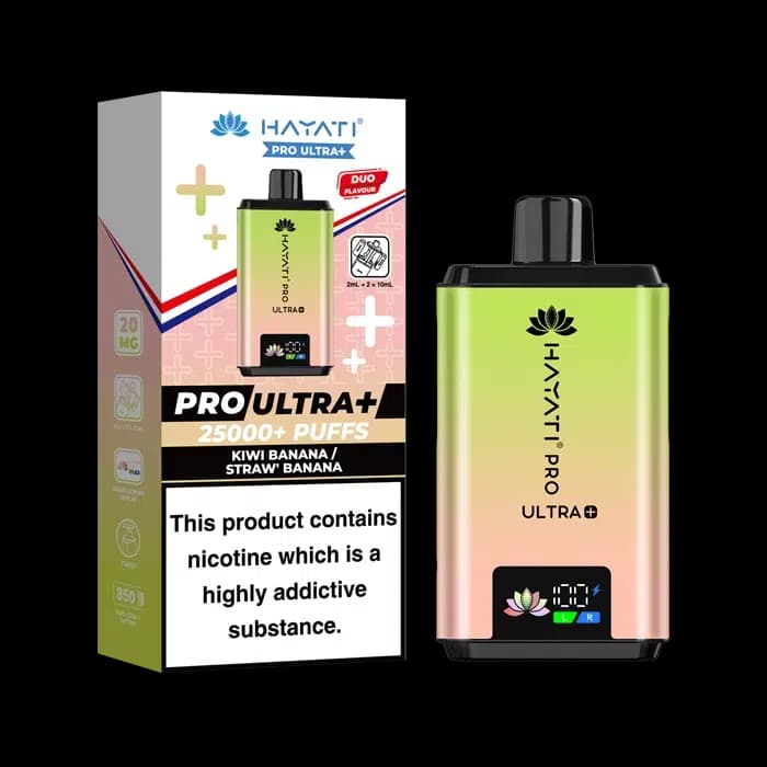 Hayati Pro Ultra Plus 25000 Kiwi Banana - Straw Banana