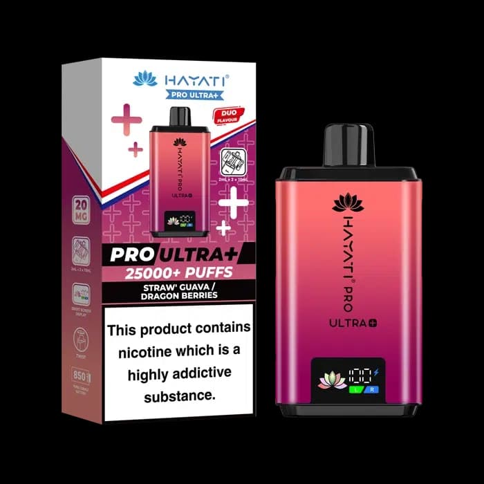 Hayati Pro Ultra Plus 25000 - Straw Guava - Dragon Berries -