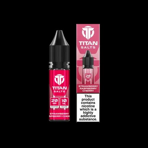 Strawberry Raspberry Cherry Nic Sale E-Liquid by Titan Salts