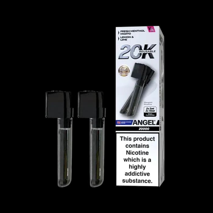 Angel 20k Prefilled Vape Pod - Fresh Menthol Mojito - Lemon Lime
