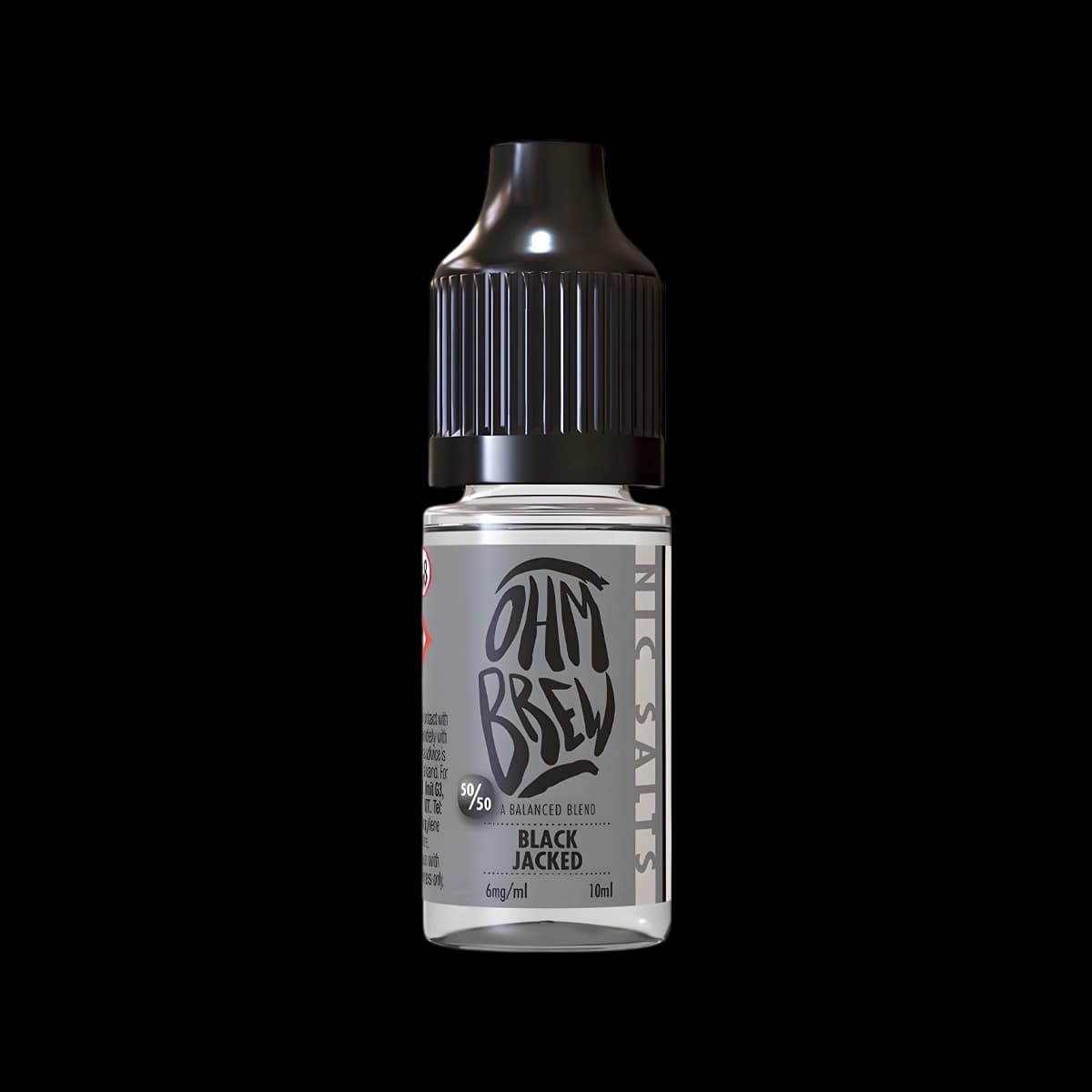 Black Jacked E-Liquid by Ohm Brew 50 50 Nic Salts - 10mg E-Liquid