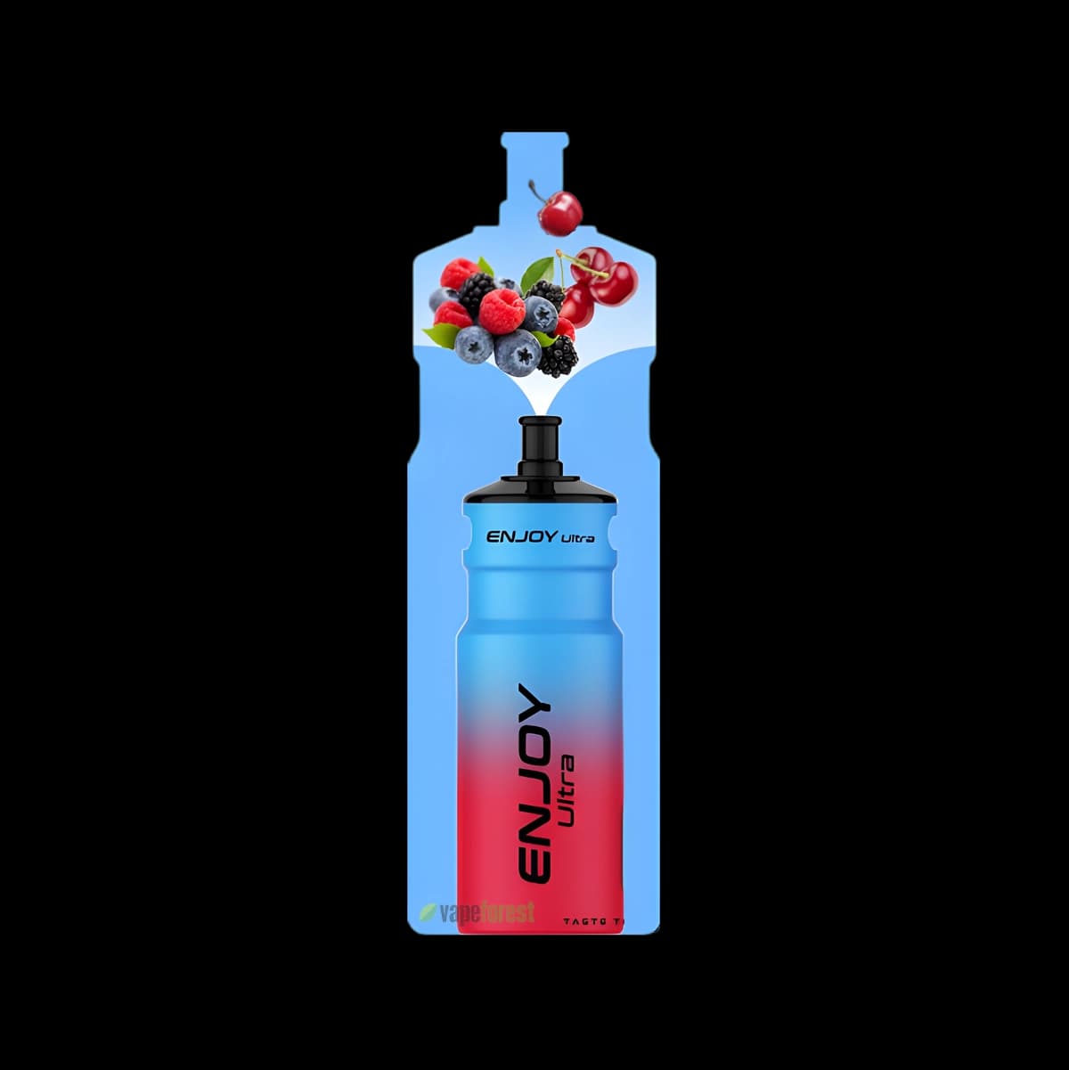 Enjoy Ultra 9000 – Water Bottle Refillable Vape Kit - Cherry Berry-3