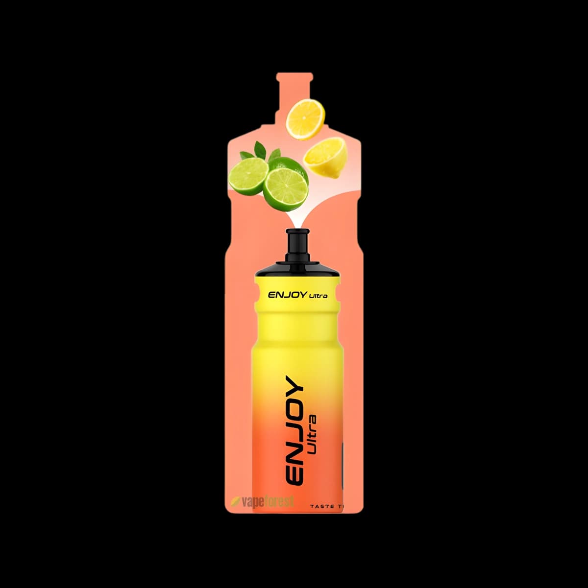 Enjoy Ultra 9000 – Water Bottle Refillable Vape Kit - Lemon Lime-3