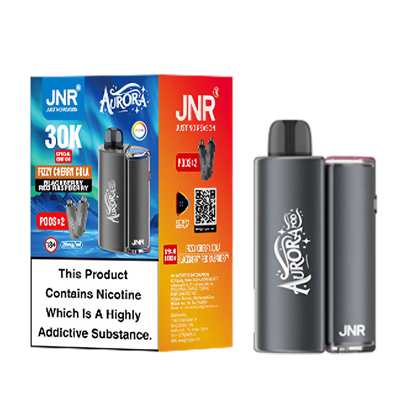 JNR Aurora 30K Pod Kit - Fizzy Cherry Cola - Blackberry Red Raspberry (1)