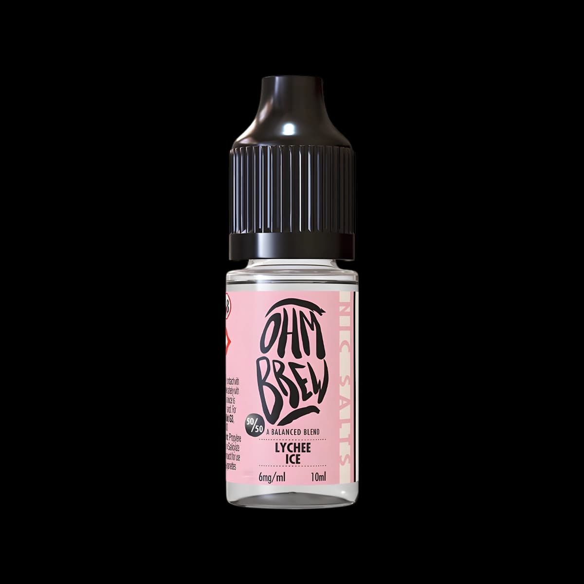 Lychee Ice E-Liquid by Ohm Brew 50 50 Nic Salts - 10mg E-Liquid