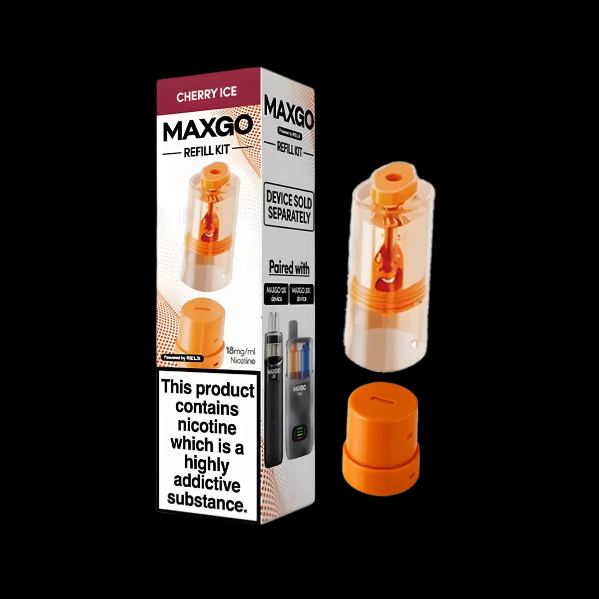 Relx Maxgo Prefilled Pods Refill Containers - Pre-Filled Vape Pods