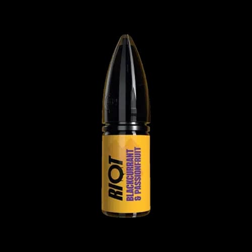 Blackcurrant Passionfruit Nic Salt E-liquid by Riot X - 10mg E-Liquid