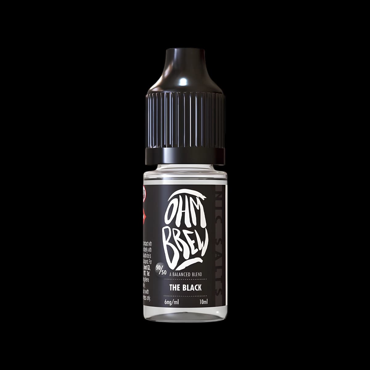 The Black E-Liquid by Ohm Brew 50 50 Nic Salts - E-Liquids