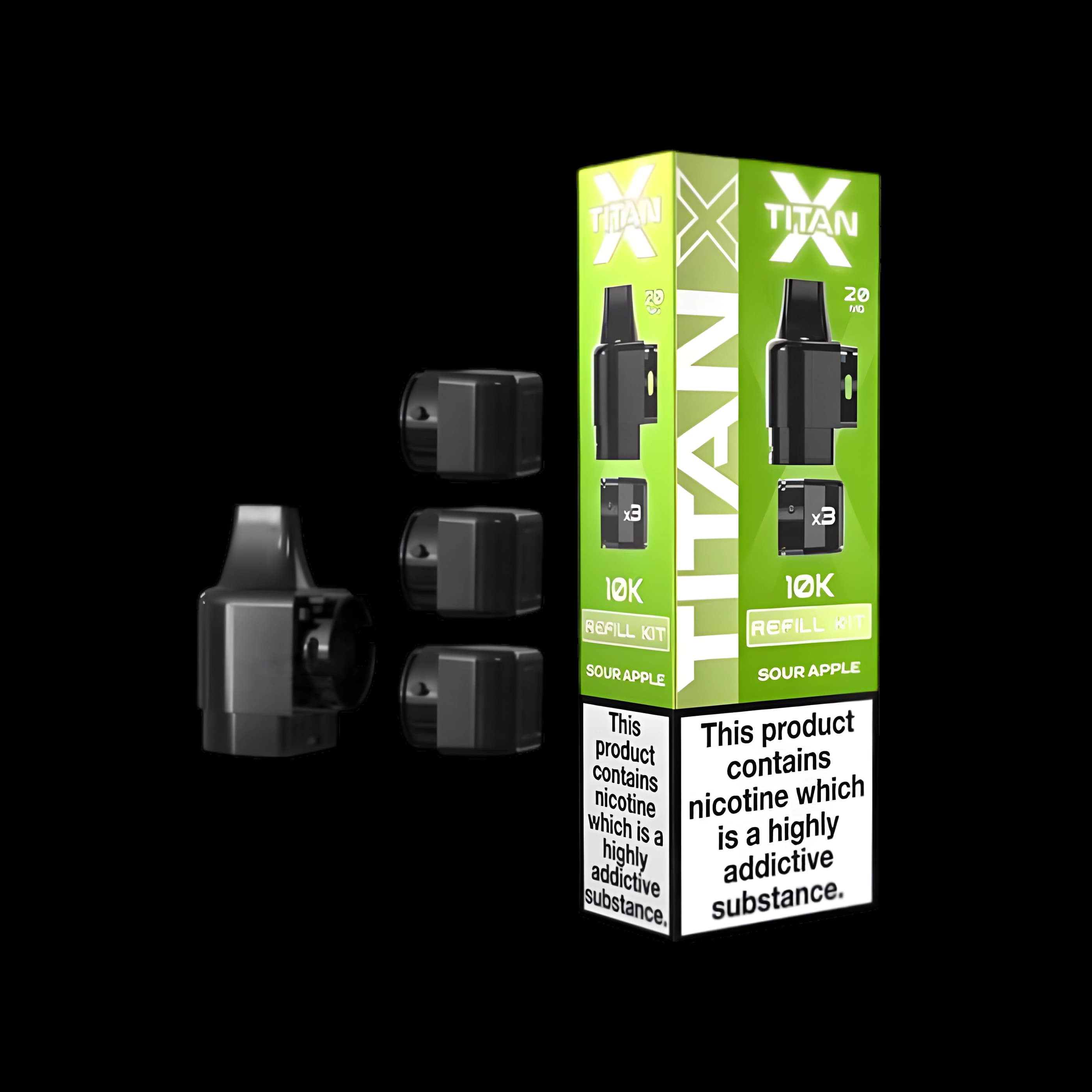 Titan X 10K Prefilled Pods - Sour Apple