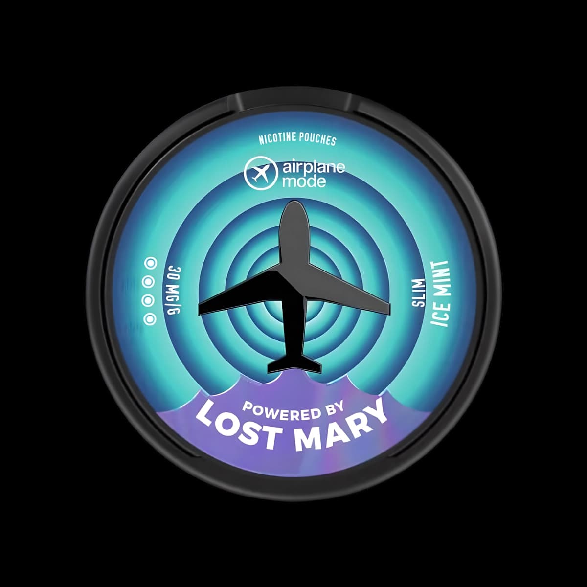 Ice Mint Airplane Mode Nicotine Pouches by Lost Mary - Lost Mary Airplane Mode Nicotine Pouches
