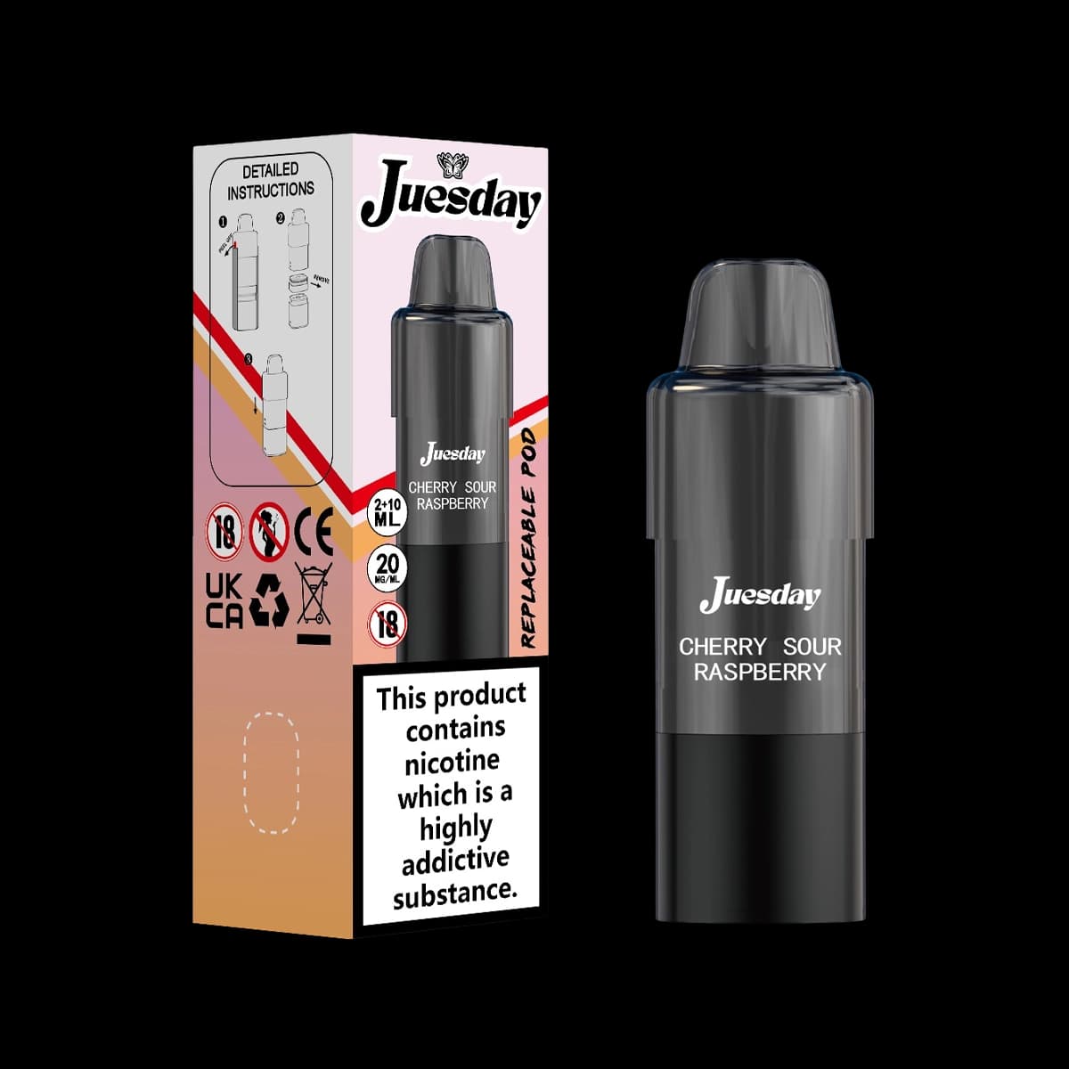 Juesday 15000 Prefilled Pods-Cherry Sour Raspberry