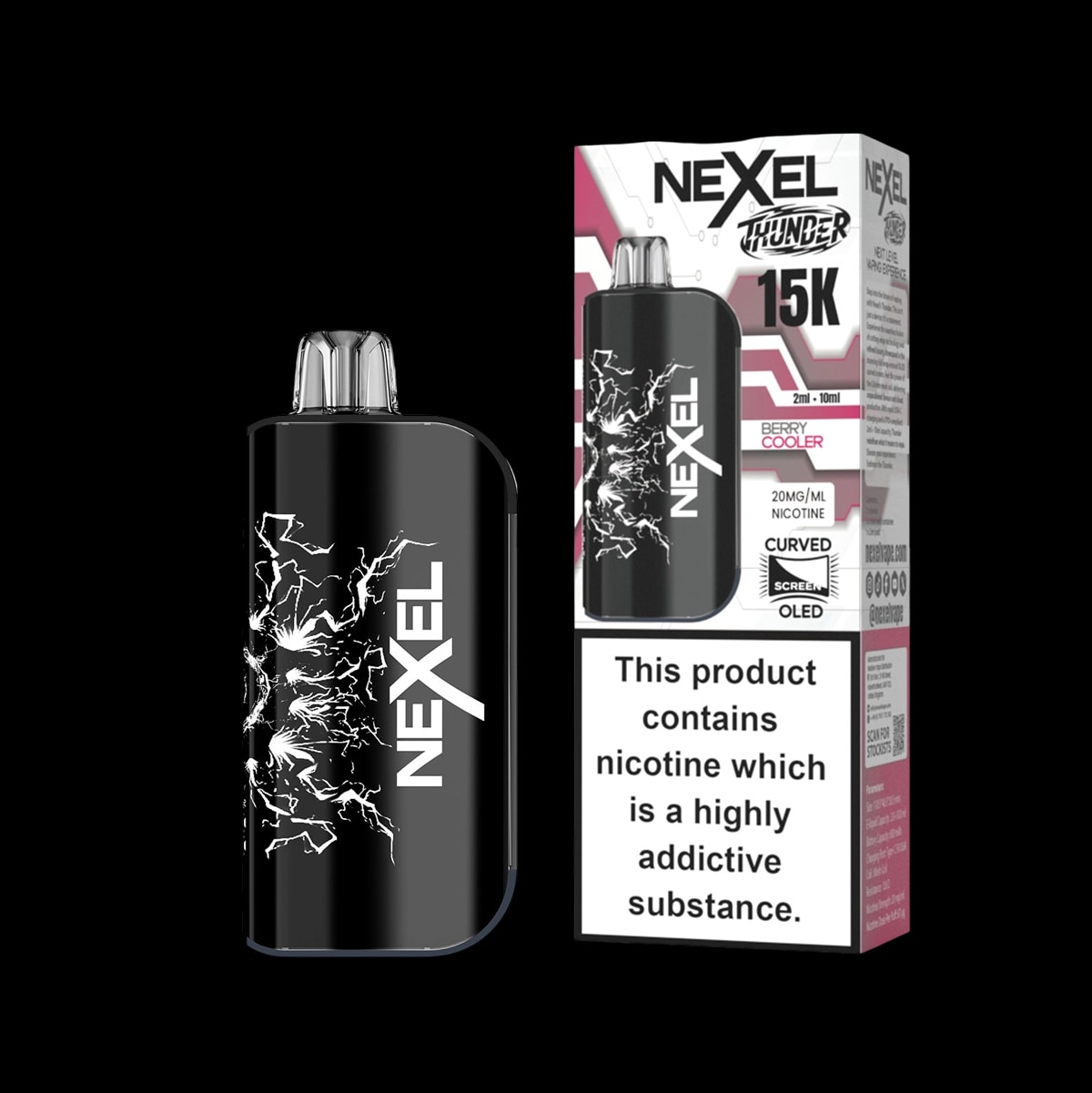 Nexel Thunder 15K Prefilled Pod Kit - Berry Cooler - Disposable Vapes