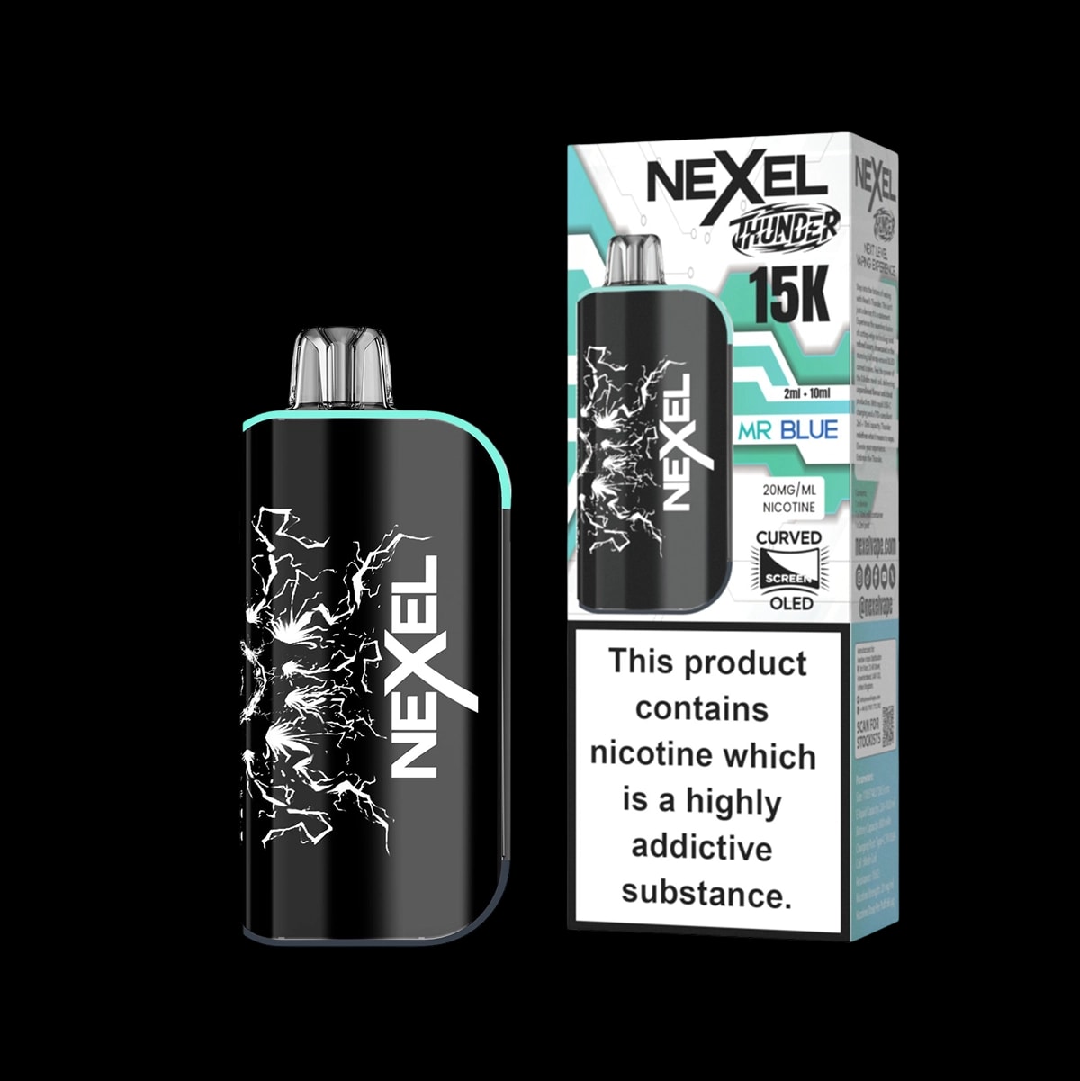 Nexel Thunder 15K Prefilled Pod Kit - Mr Blue - Disposable Vapes