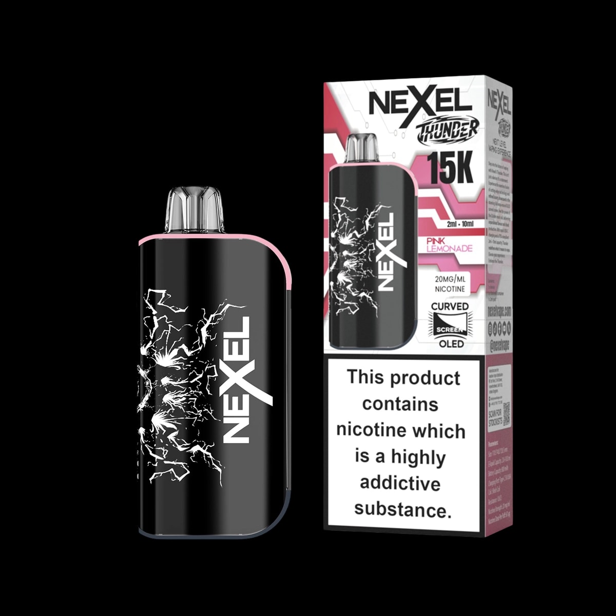 Nexel Thunder 15K Prefilled Pod Kit - Pink Lemonade - Disposable Vapes