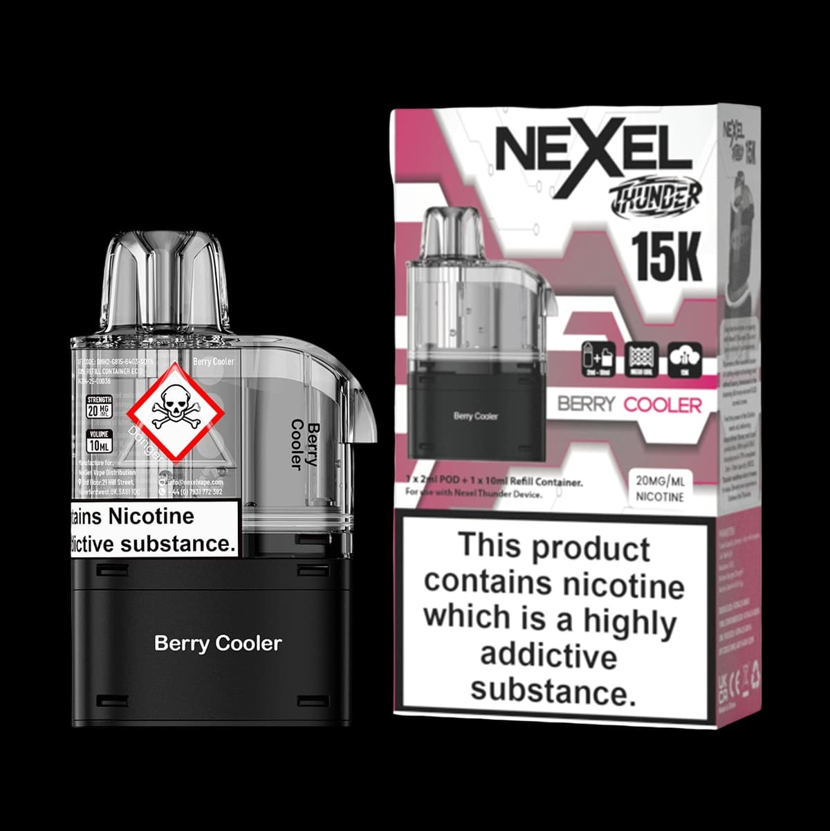 Nexel Thunder 15K Prefilled Pods - Berry Cooler-2