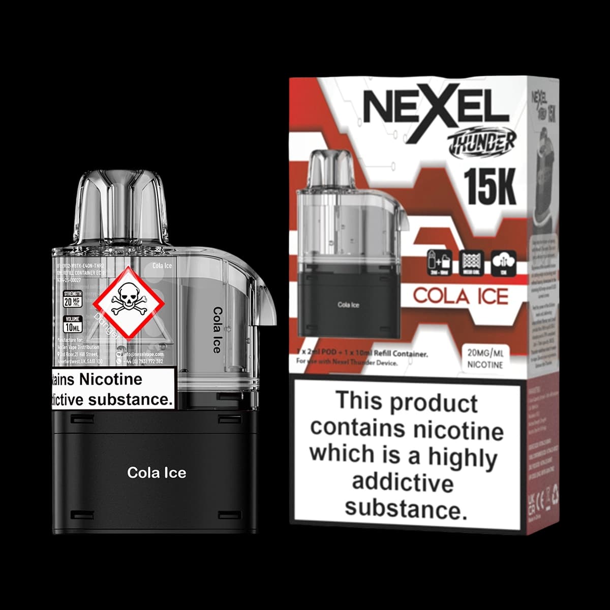 Nexel Thunder 15K Prefilled Pods - Cola Ice-2
