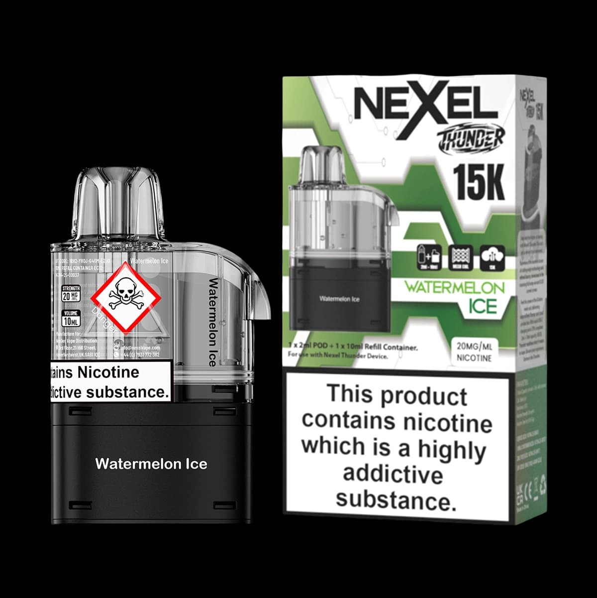 Nexel Thunder 15K Prefilled Pods - Watermelon Ice-2