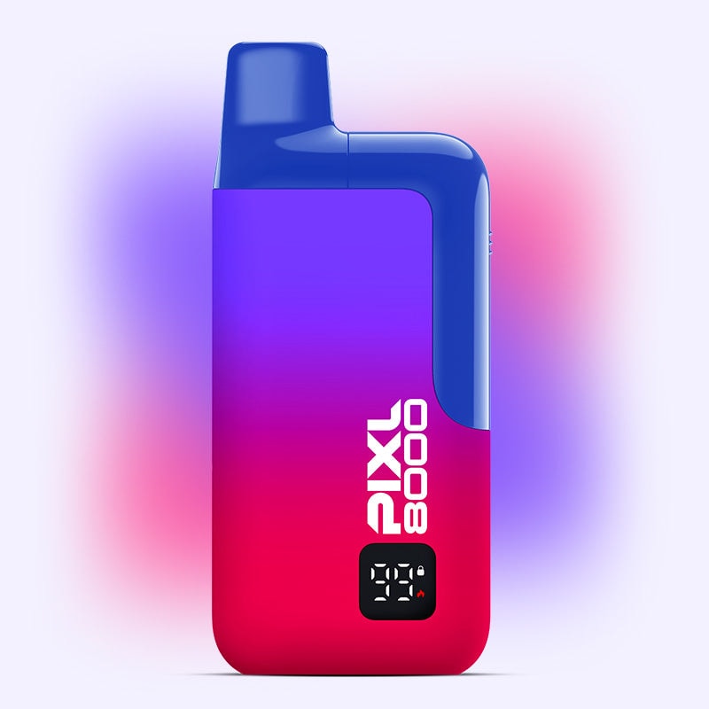 Pixl 8000 Vape Kit - Blue Cherry Cranberry - Disposable Vapes