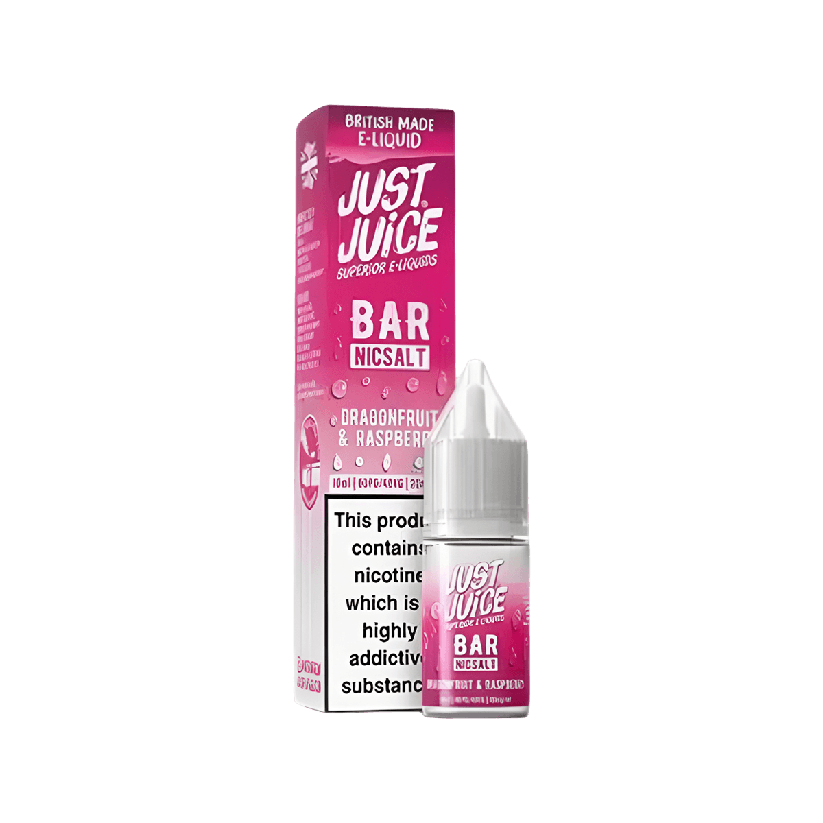 Dragonfruit and Raspberry Nic Salt E-Liquid by Just Juice Bar - E-Liquids