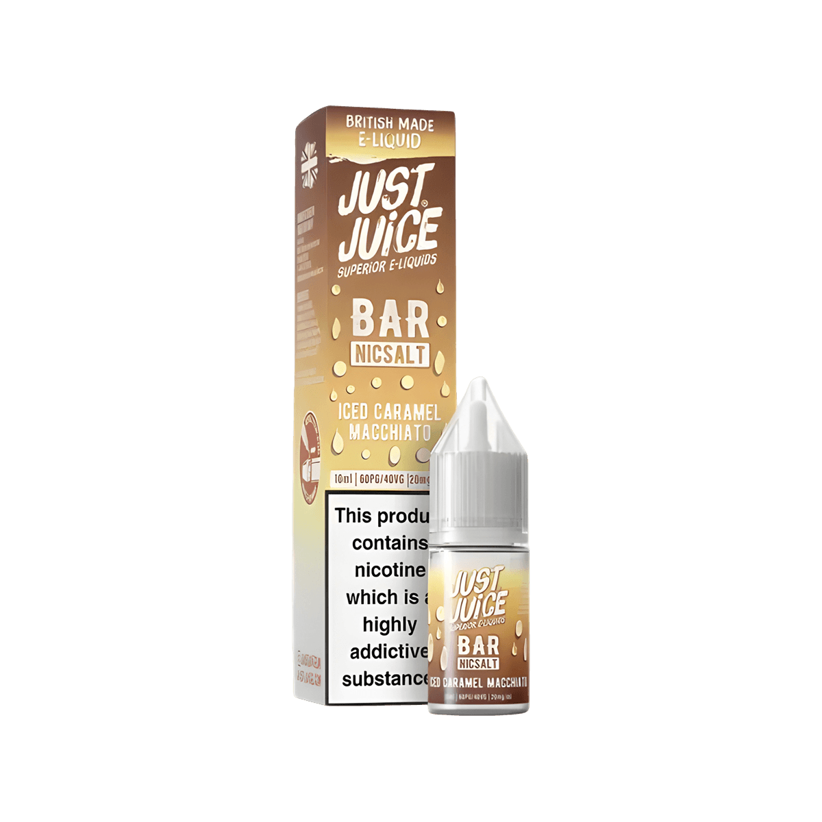 Iced Caramel Macchiato Nic Salt E-Liquid by Just Juice Bar - E-Liquids