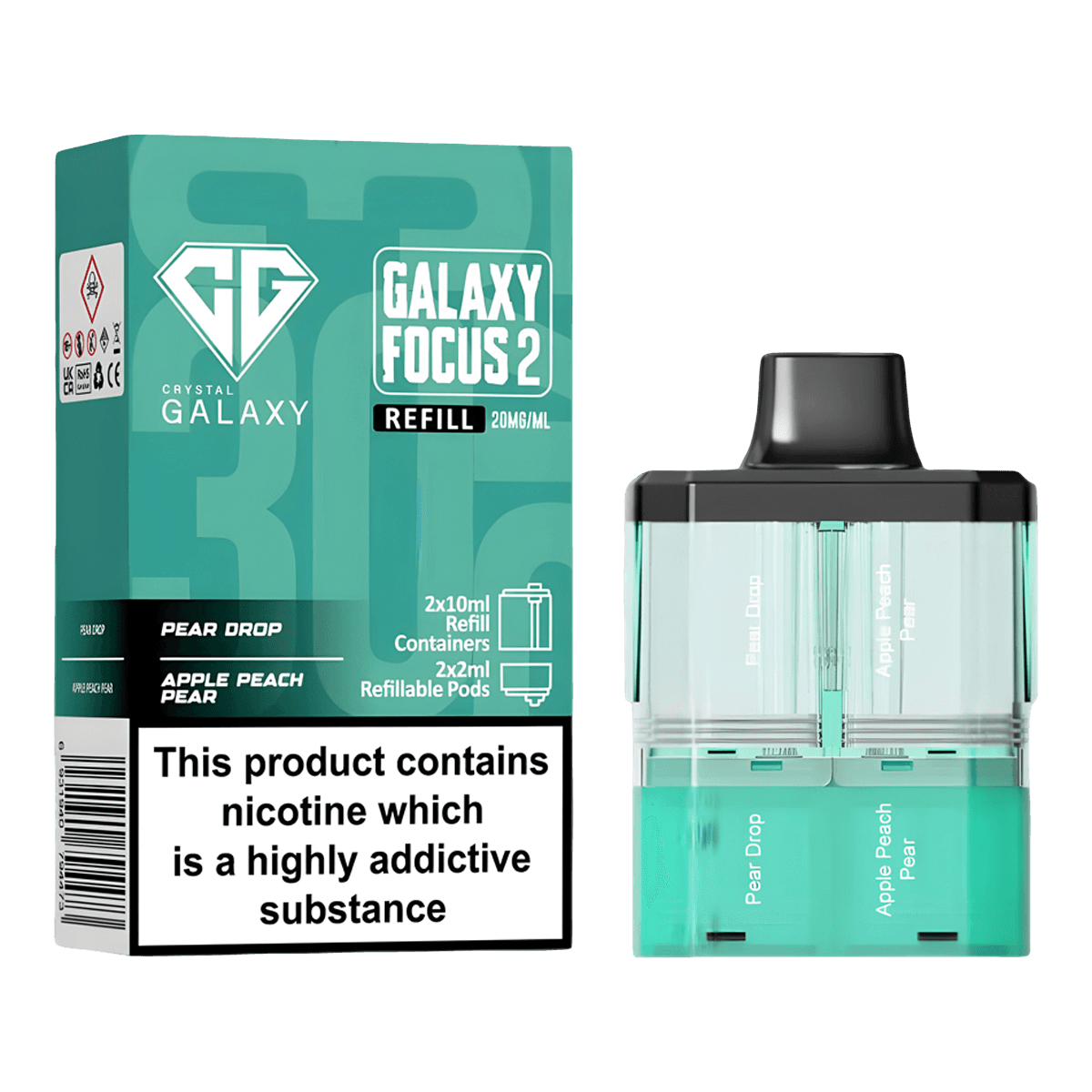 PEAR-DROP-APPLE-PEACH-PEAR-CRYSTAL-GALAXY-30K-FOCUS-2-PREFILLED-PODS