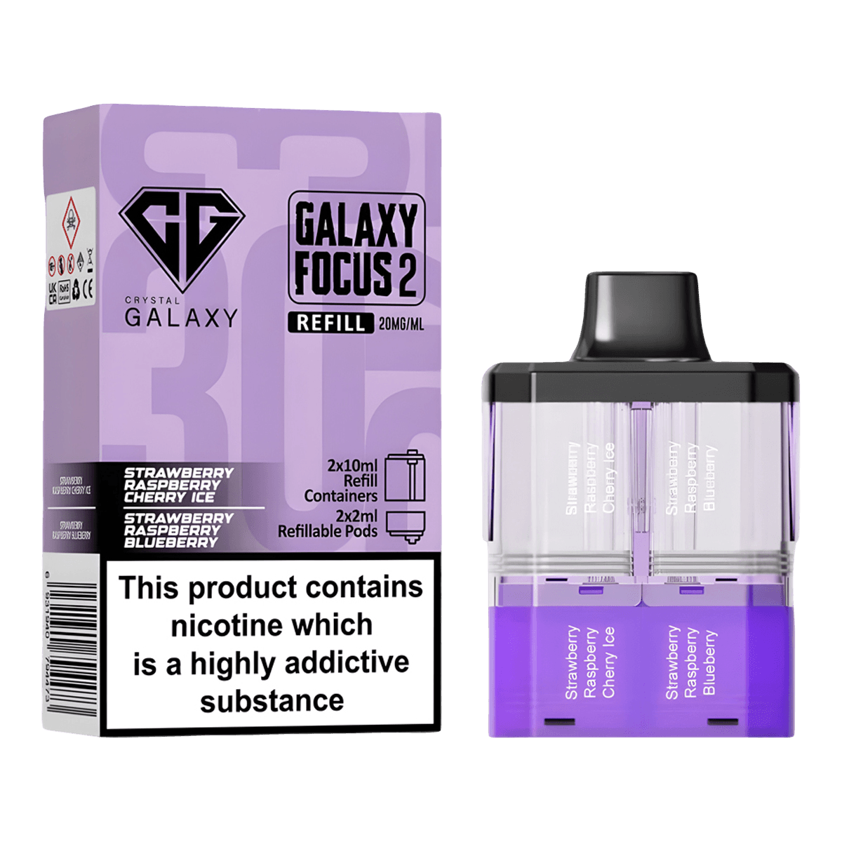 STRAWBERRY-RASPBERRY-CHERRY-ICE-STRAWBERRY-RASPBERRY-BLUEBERRY-CRYSTAL-GALAXY-30K-FOCUS-2-PREFILLED-PODS